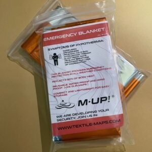 Manta térmica para emergencias en montaña