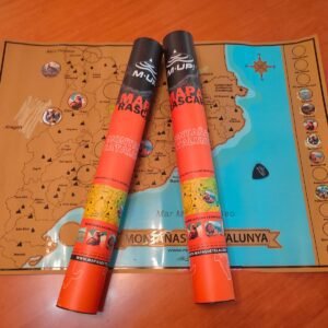 Mapa de rascar de Catalunya