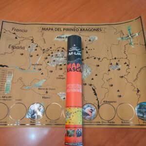 Mapa de rascar Pirineo Aragonés